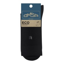 Male socks omsa eco, size 39-41, Nero color