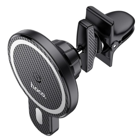 Holder for a smartphone in the Hoco CA85 Auto, with wireless charging, support for Magsafe, 15 watts-5