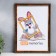 Photo frame plastic 21x30 cm 982 Dark nut (25/750)