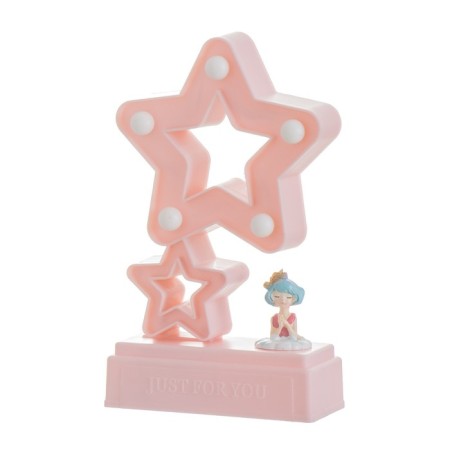 Stars nightlight 5XLED 4000K 2HAA Pink 20x12x5.5cm Risalux-9
