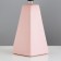 Alberte table lamp E27 40W pink 25x25x36cm Risalux