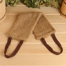 Jute washcloth, tape, 55x12cm, medium