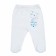 Nursery sliders, white/blue color, height 62 cm (1-3 months)