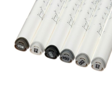 Set of art markers 6 colors Sketch & Art "Graphics"-2