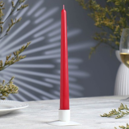 Antique candle, 2.3x 24.5 cm, 5 hours, 55 g, raspberry