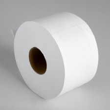 White toilet paper with perforation, for the dispenser, 2 layers, 160 meters