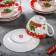 Service Porcelain Tea Daulay "New Year's Magic", 12 objects: 6 cups 280 ml, 6 saucer d = 15 cm