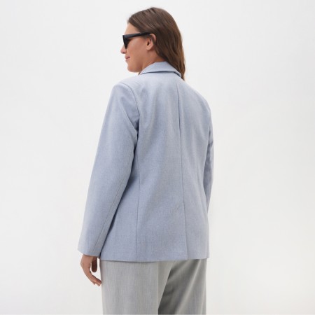 Jacket women's double-breasted Mist Plus-Size, r.56, gray-2