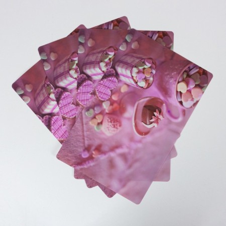 Joy Home Serving napkin, Chocolate Heart, 26x41 cm-2
