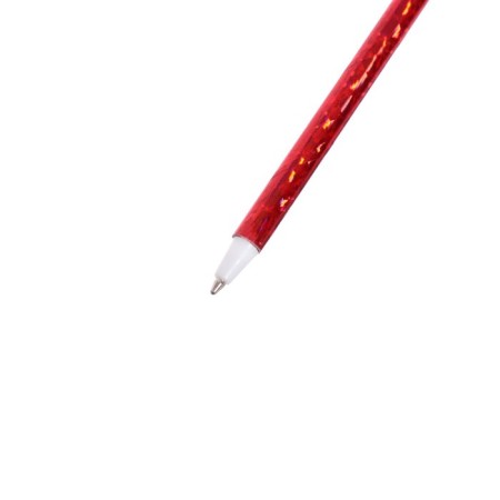 Calligrata "rose" handle, ball, blue ink, mix-2