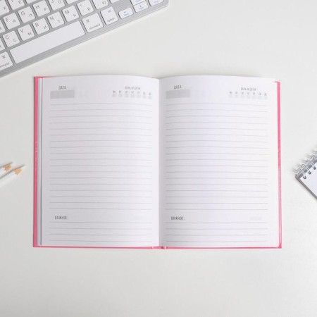 Diary in a solid cover A5, 80 liters “from March 8, flowers”,-3