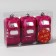 Set of jewelry plastic 3 pcs "Machines" 9x3.5 cm, pink