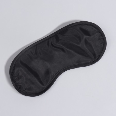 Sleep mask, double elastic, 18 × 8.5 cm, black color-2