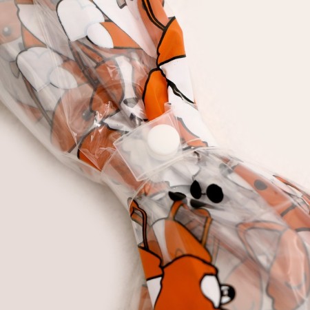 Umbrella Children's "Corgi" semiautomatic device, transparent, d = 90cm-11