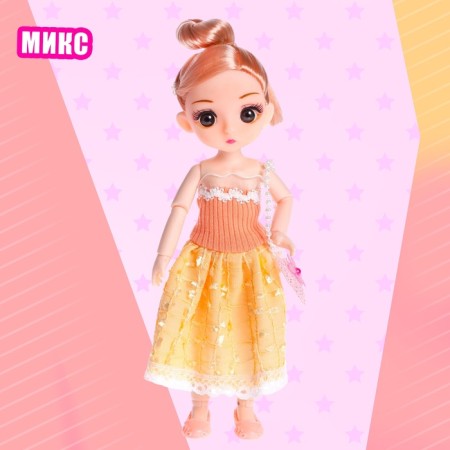 Fashionable hinge doll "Chelsea" in a dress, mix-8