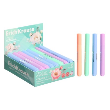 Builder Mark 4.5 mm Erichkrause Visioline V-17 Pastel Bloom, water-based ink, mix
