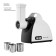 Electric meat grinder Galaxy Line GL 2420, 1200 W, reverse, 9 nozzles, white-gray