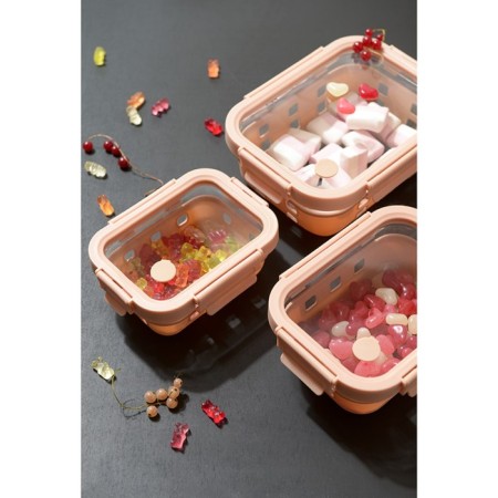 Container for baking, storage and carrying of products in the Smart Solutions cover, beige color, 640 ml-21