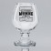 Gift set of cognac glasses “Never give up”, 265 ml
