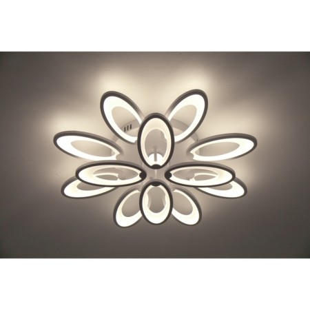 LED lamp 170W 11760lm 3000K-6500K, size 72x72x8 cm-4