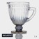 Glass Glass "Bosphorus", 1.1 l, color gradient silver