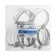 Chervyeric mgf clay, diameter 70-90 mm, tape width 9 mm, stainless steel