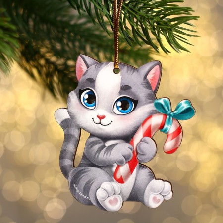 New Year's suspension "New Year! Cute cat"-2