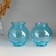 Landysh-1 candlestick blue 14x14 cm, 1350 ml Mix