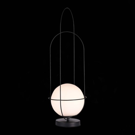 ST LUCE table lamp. SL1189.404.01. Beata. 1x60 W, E27, 25x25x70 cm, black color-1