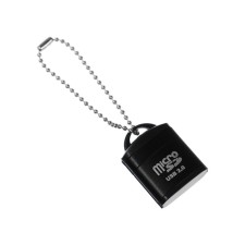 Mini Luazon LNCR-012 cartrider for Microsd TF, USB 2.0, speed 480 Mbit/s, black