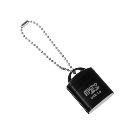 Mini Luazon LNCR-012 cartrider for Microsd TF, USB 2.0, speed 480 Mbit/s, black