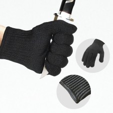 Gloves protecting from cuts, size - m, black