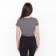 Female T -shirt, Anthracite color, size S (42)