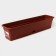Balcony box for flowers, 80 cm, 16 l, terracotta color