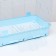 A cage for rodents with sliding pallets 60 x 35 x 47 cm, blue