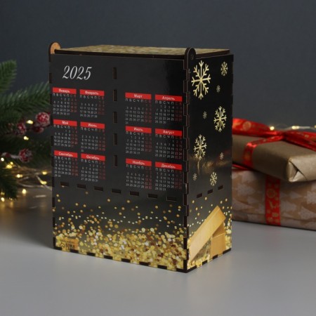 New Year's tea house "Wealth" 20x15x8.5 cm-2