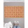 Fatal rug in the hallway "Folk Jewelry", size 45x75 cm