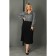 Women's dress, size 56, gray color