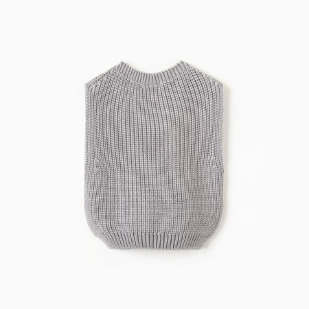 Knitted crumb I, height 86-92 cm, gray-2