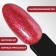 Gel nail polish, “chrome”, shimmer, 3 phase, 8ml, led/uv, red color (016)