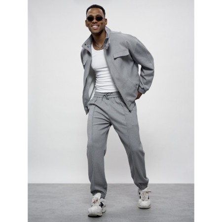 Sports suit men's, size 54, gray color-11