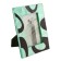 Photo frame, 10x15 cm, natural mother -of -pearl, black / turquoise color