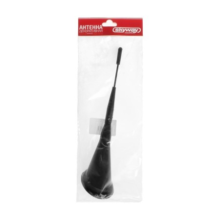 Decorative Antenna Skyway, 17.5 cm, thin base 67 x 50 mm, black, S00201034-1
