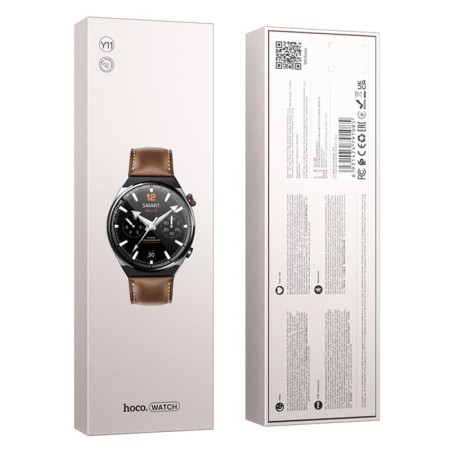 Smart hours Hoco Y11, 1.5 ", 360x360, IP68, BT5.0, 320 mAh, black-10