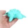 Silicone teether for teeth with a rattle of "turtle", turquoise color, crumb I