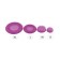 A set of 2 silicone covers Capflex m, purple