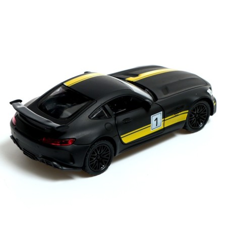 Metal Race machine, 1:32, inertia, light and sound, black color-2