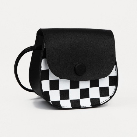 Baby bag on magnet, long belt, black color