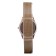 Women's gift set BolingDun 2 in 1: Watch, earrings, d-3.1 cm