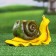 Figure Kashpo "Snail" 15x15x27cm